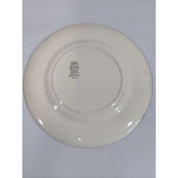 Salem China Imperial 23k gold Service Plate Blue 10.75” - Picture 9 of 10